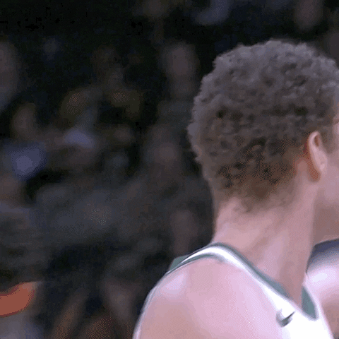Brook Lopez Wow GIF by Milwaukee Bucks