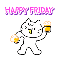 Happy Cat Sticker by Mikitti