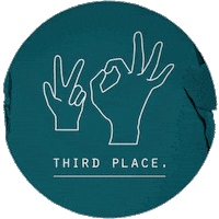 thirdplaceathens coffee design minimal urban Sticker