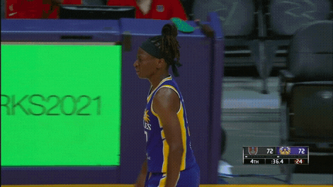 Los Angeles Sparks GIF by The Official Page of the Los Angeles Sparks