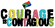Courage Spread Sticker by Business for SA
