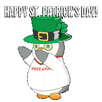 St Patricks Day Penguin Sticker by Pudgy Penguins