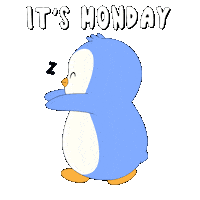 Sad Weekend Sticker by Pudgy Penguins