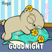 Tired Good Night GIF by Fugz Official