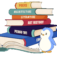 School Learn Sticker by Pudgy Penguins