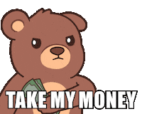 Give It To Me Money Sticker by BEARISH