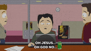 trouble disturbing GIF by South Park 