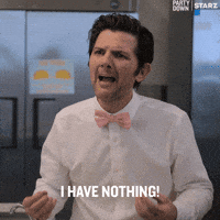Adam Scott Cry GIF by Party Down