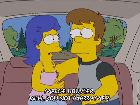 homer simpson couple GIF