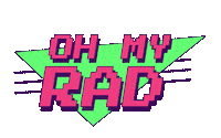 TotallyRadVF rad totally rad totally rad vintage fest trvf Sticker