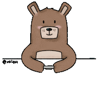 simonhurleycreate bear bears stamp crafts Sticker