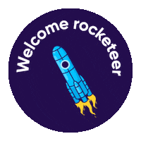 AppsFlyer welcome rocket rocketeer appsflyer Sticker