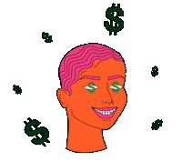 Money Mood Sticker by Trap Bob
