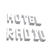 Hotel Radio Sticker by MemoOspina Artistas y Eventos