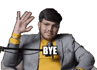 Bye Bye Sticker by Raghav Bansal