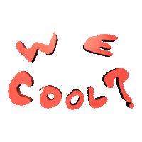 We Cool U Mad Sticker by Zachary