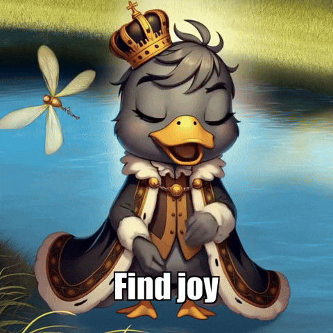 Wisdom Find Joy GIF by sirduckbeth