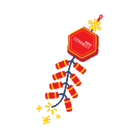 ADKConnect cny chinese new year firecrackers adkconnect Sticker