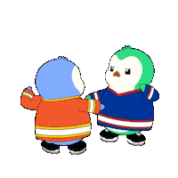 Ice Hockey Fighting Sticker by Abster