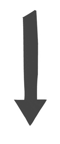 ernstings_family cartoon black swipe up arrow Sticker