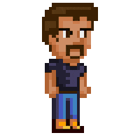 Happy Pixel Sticker