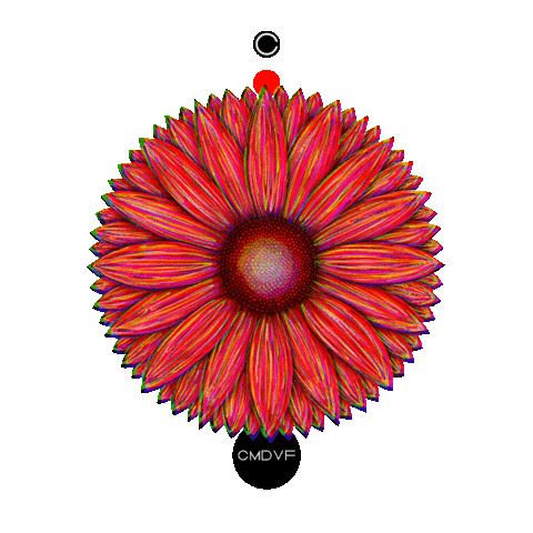 cmdvf giphyupload art red nature Sticker