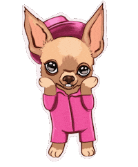 Dog Dancing Sticker
