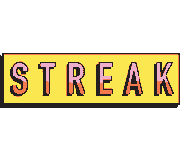 sc streak Sticker by Martina Martian