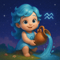 Zodiac Sign Kids GIF by Maryanne Chisholm - MCArtist