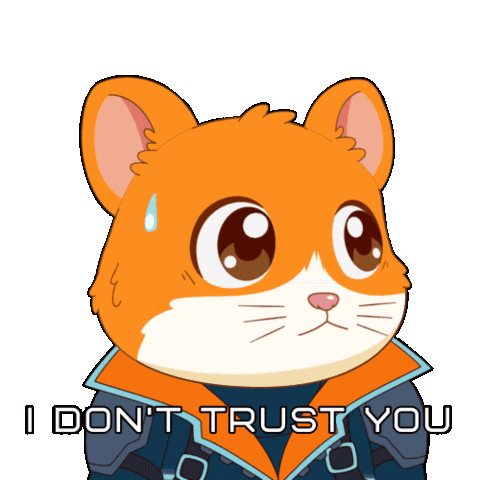 Nervous Yeah Right Sticker by Hamieverse
