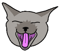 Happy Cat Sticker by Jasi