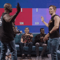 Arnold Schwarzenegger Handshake GIF by Kinda Funny