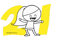Happy Birthday Girl Sticker by Minka Comics