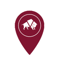 Location Pin Resin Bound Sticker by Vuba Resin Products