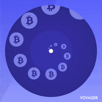 InvestVoyager bitcoin btc spiral swirl GIF
