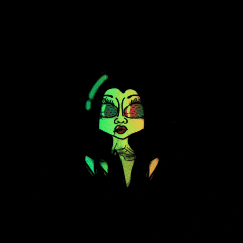 rainy_blue_alien  GIF