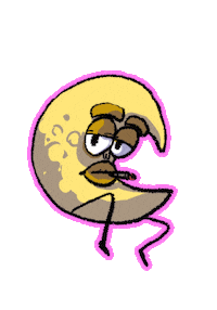 Sleepy Outer Space Sticker by OCTAVIO the Dweeb