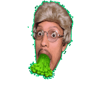 Sick Vomit Sticker by The Last Talk Show
