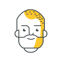 apoiase_ sorriso crowdfunding homem sorrir Sticker