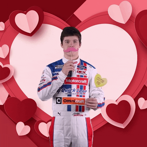 Valentines Day Harrison GIF by NASCAR