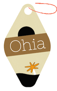 Ohiaconcept vintage palmtree conceptstore perpignan Sticker