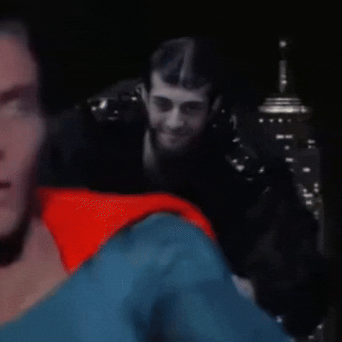 Knock Out Superman GIF by Darwin