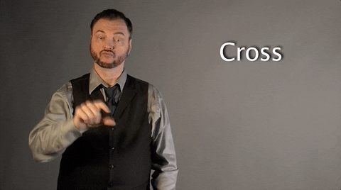 cross GIF by Sign with Robert