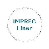 White Blue Liner Sticker by Impreg GmbH