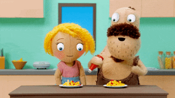 Fries Ketchup GIF by Mouvement Deluxe