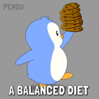 Penguin Eating GIF by Pudgy Penguins