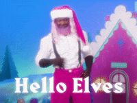 Santa Claus Hello GIF by Winter Wonderland