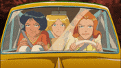 totallyspiesofficial angry annoyed driving sam GIF