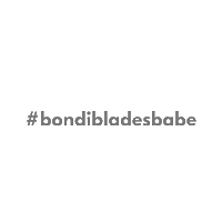 bondiblades bondiblades bondibladesbabe bondi blades bondi blades babe Sticker