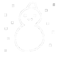 Snow 白 Sticker